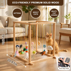 Ollie’s den jouets suspendus variés stimulant curiosité et activité