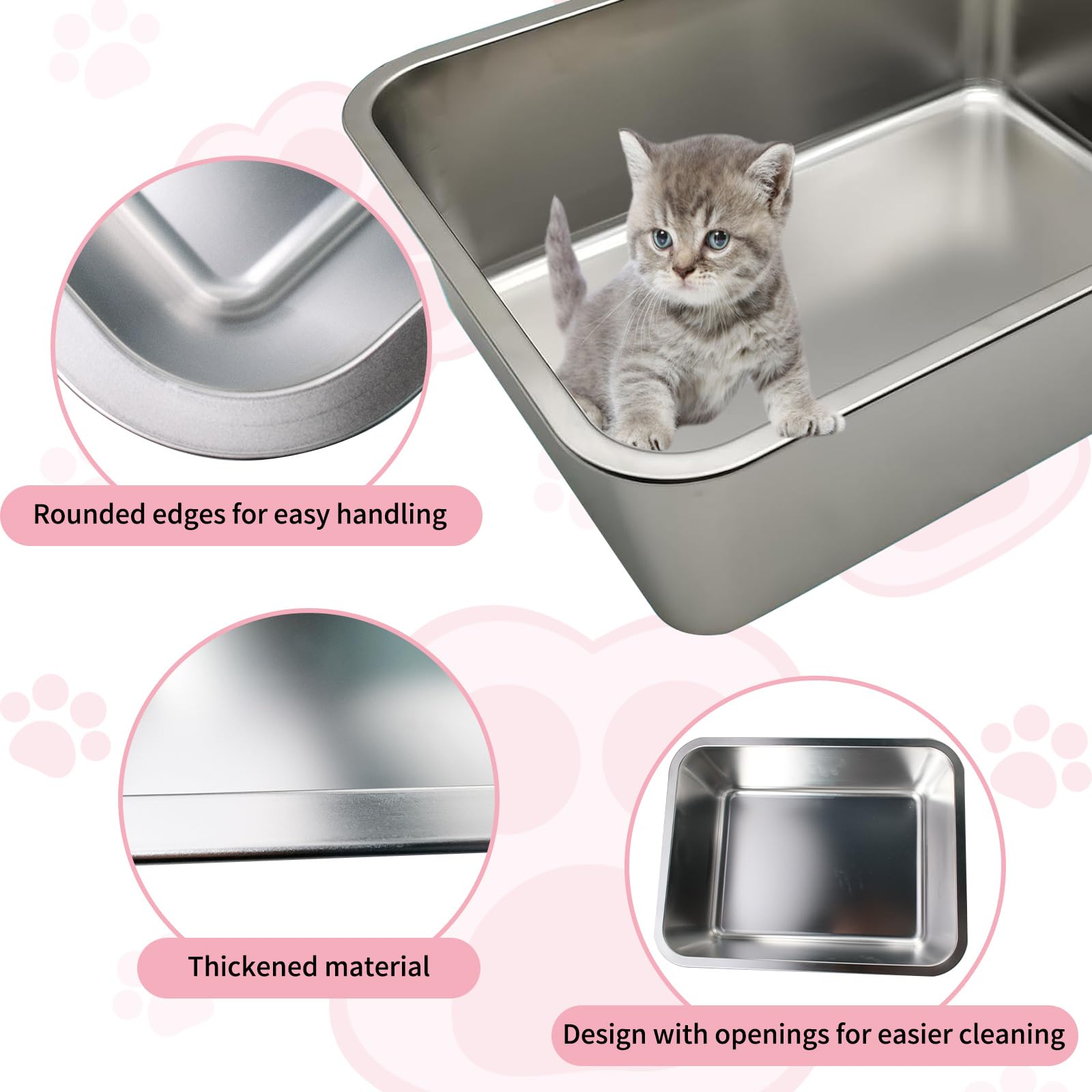 Olutacot texture inox lisse qui empêche l'adhérence des résidus