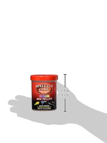 Omega One pellets coulissants dans aquarium, favorise coloration et appétence