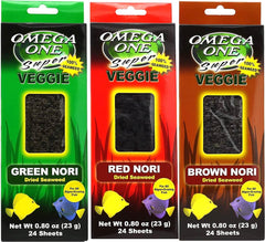 Omega One gros plan sur une feuille d'algue pré-découpée texture et qualité
