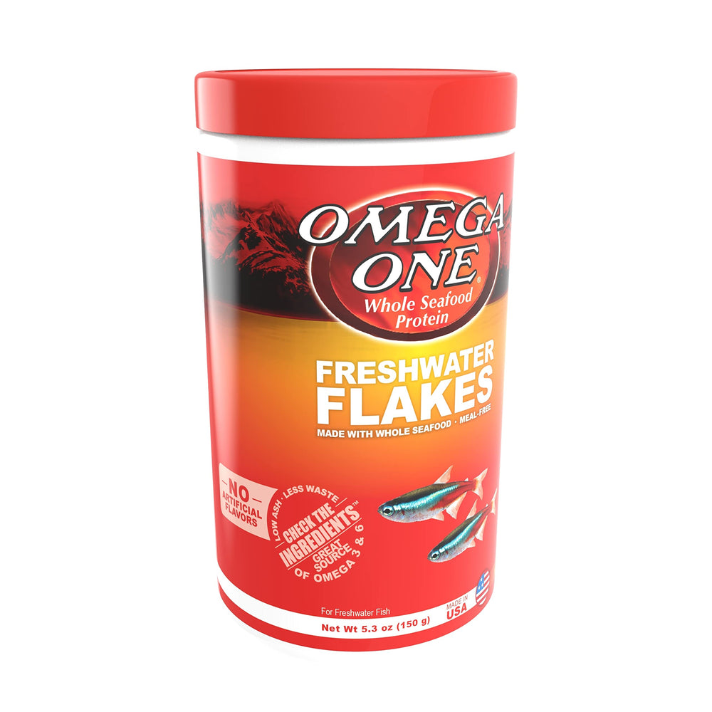 Omega One emballage avant montrant informations nutritionnelles et bénéfice qualité