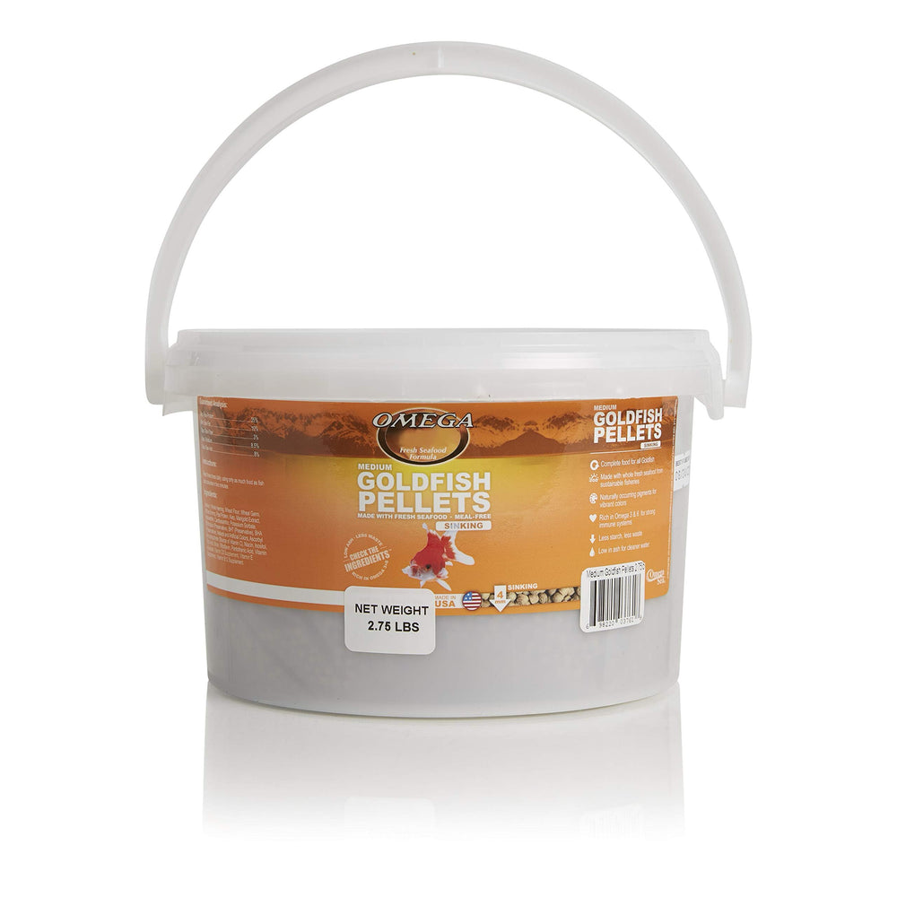 Omega One seau emballage face montrant conservation pratique