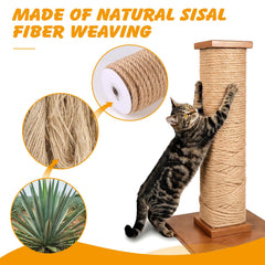 ondware corde enroulée sur poteau de griffoir offrant surface durable pour chat
