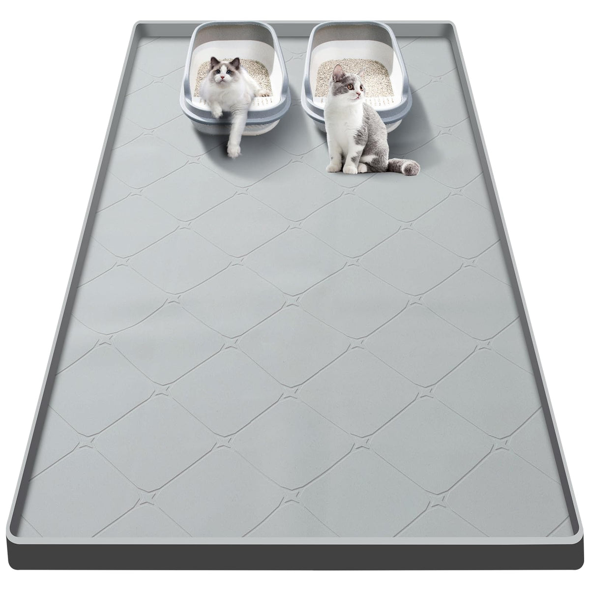 ondware tapis litière face avant montrant surface large et protection