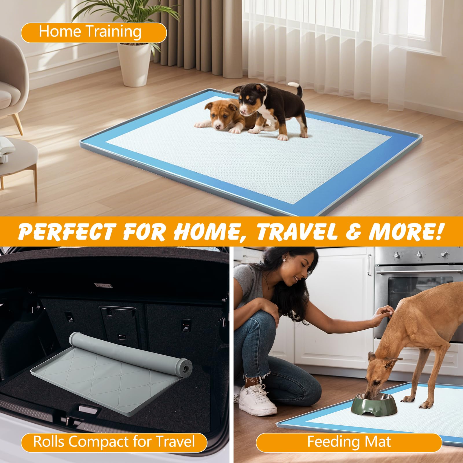ondware utilisé comme tapis de repas protège sol et facilite nettoyage