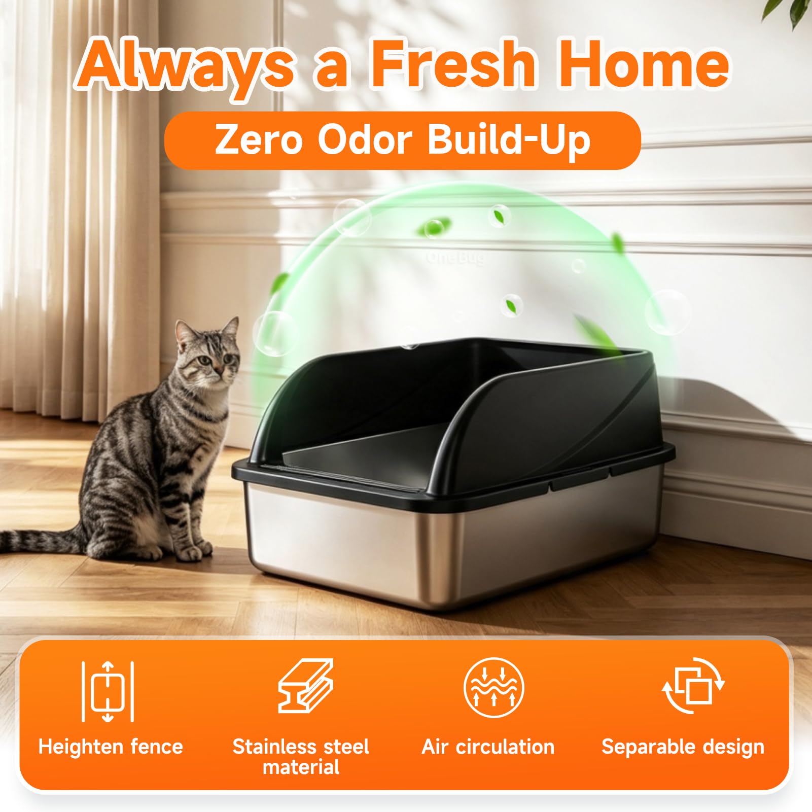 OneBug démonstration de nettoyage montrant rinçage et séchage rapides