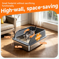 OneBug vue latérale montrant pente et entrée confortable pour chat