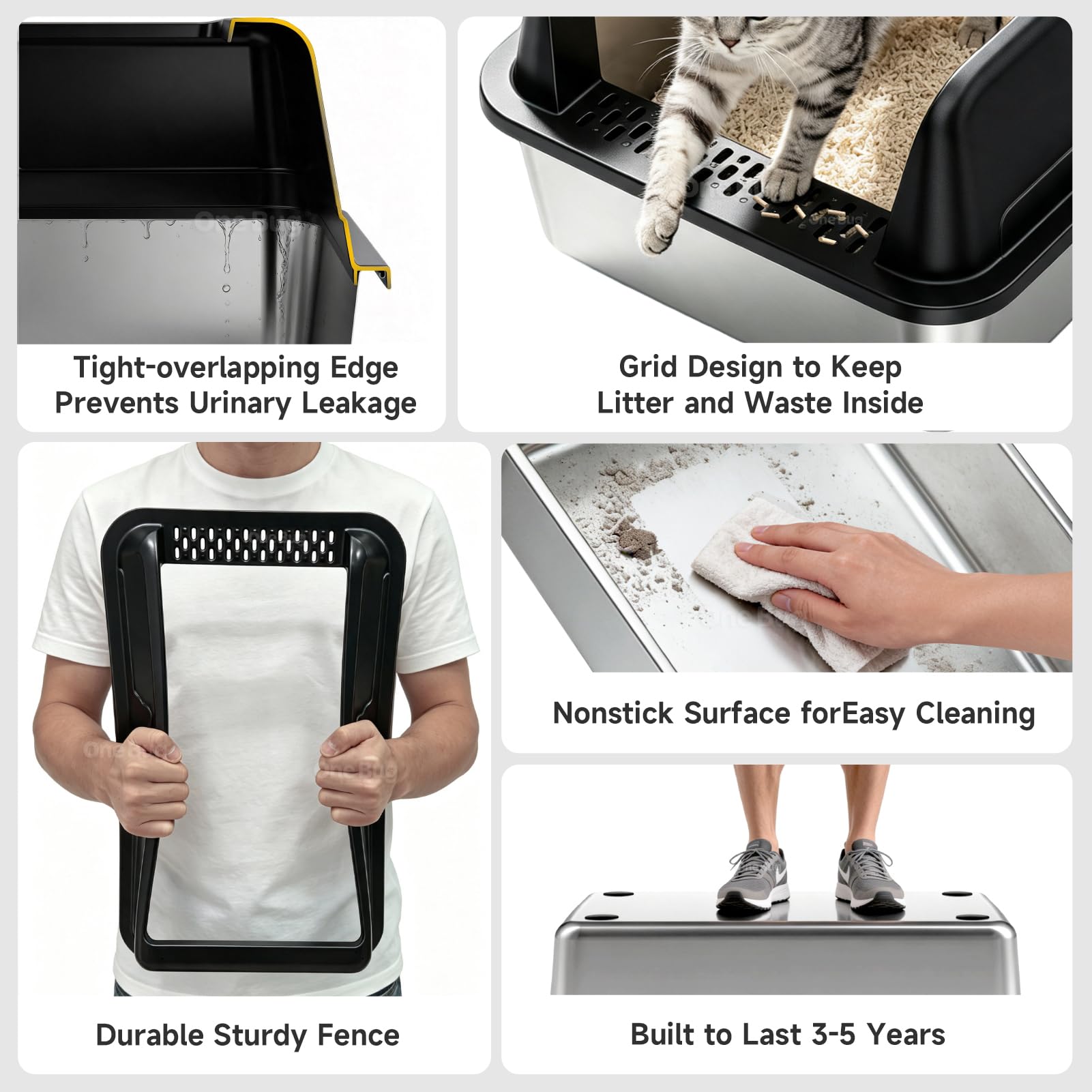 OneBug base avec tampons antidérapants protégeant le sol