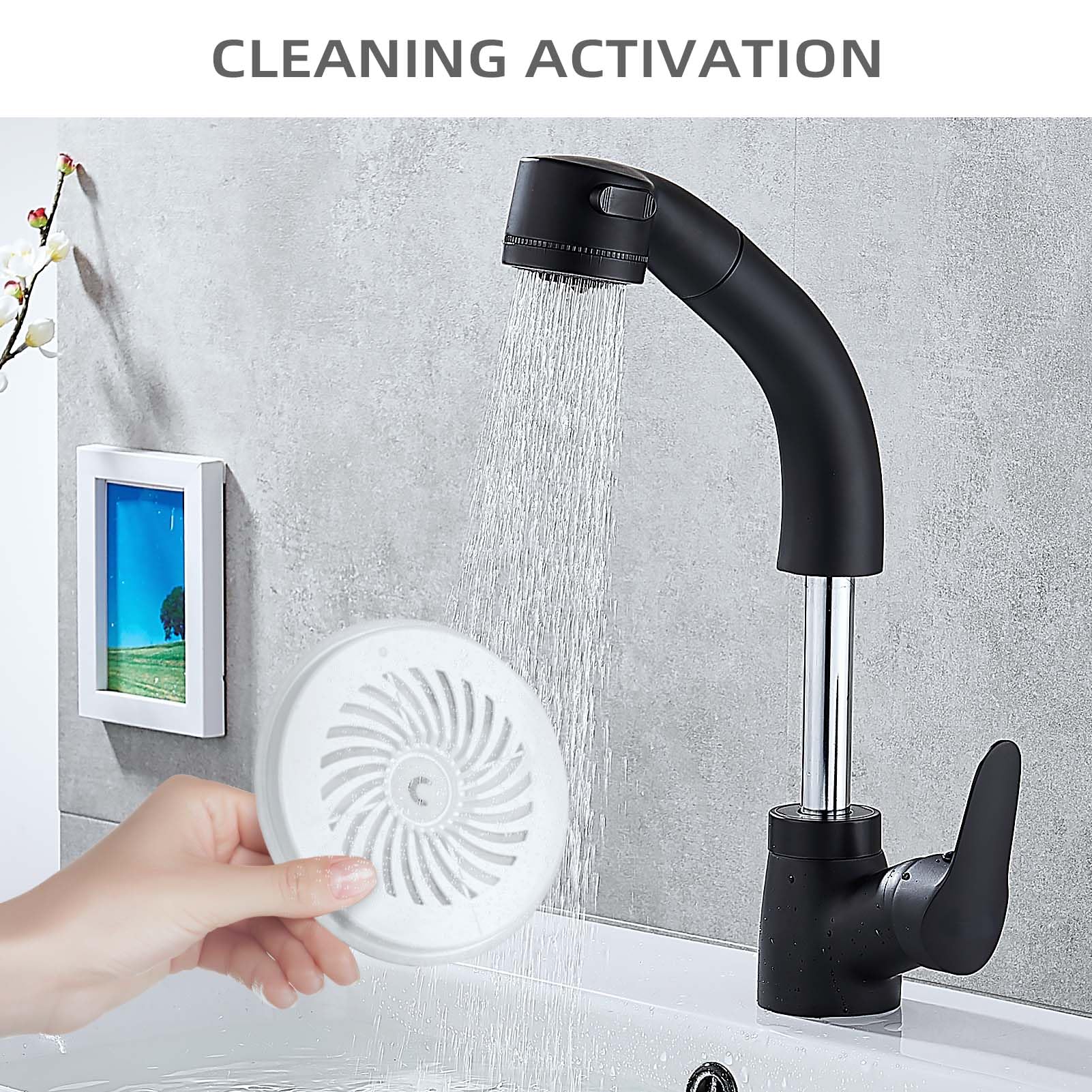 ONECUTE filtre fontaine en usage lifestyle pour eau claire et appétente