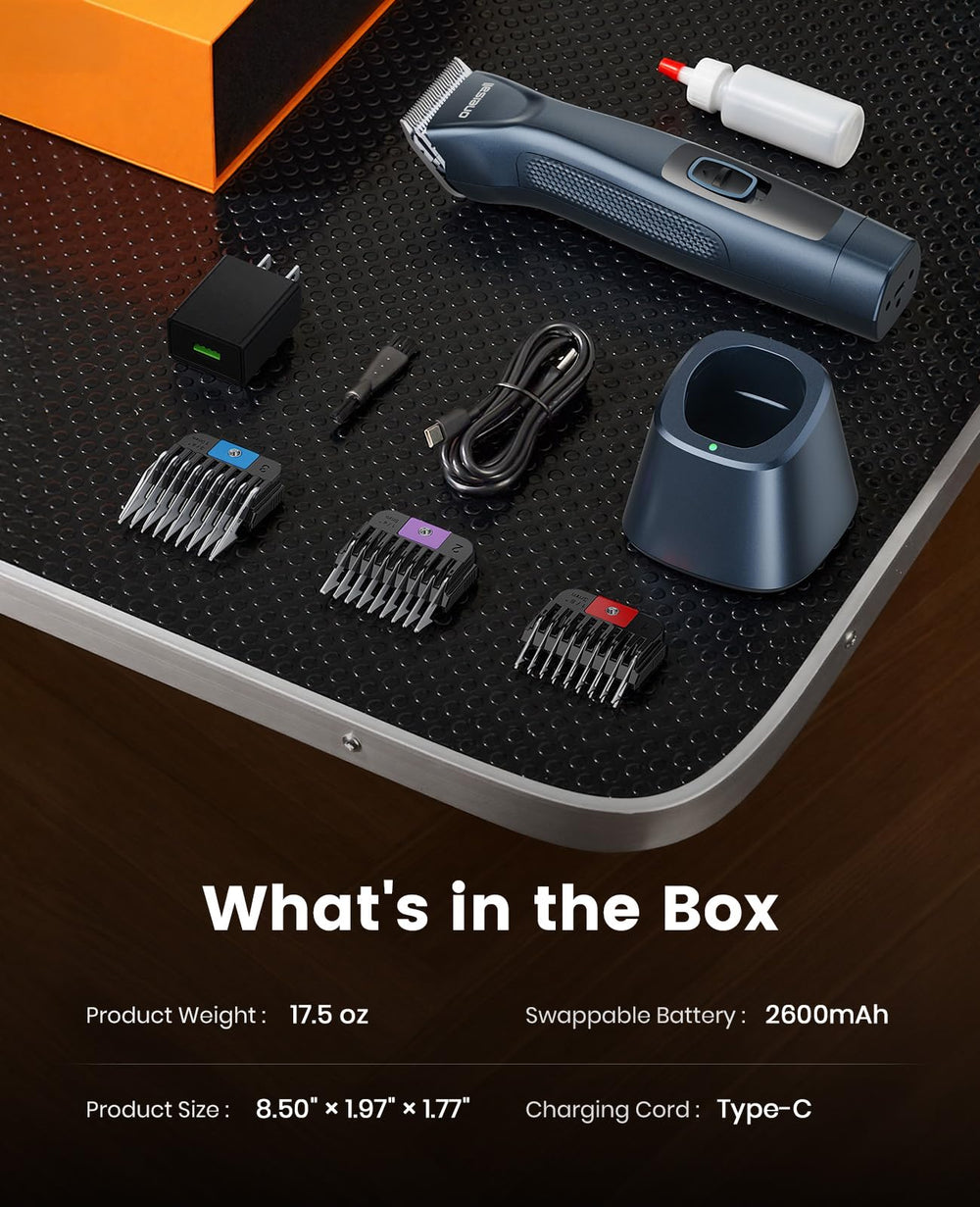 oneisall accessoires brosse et huile, facilitent entretien et prolongent la durée de vie