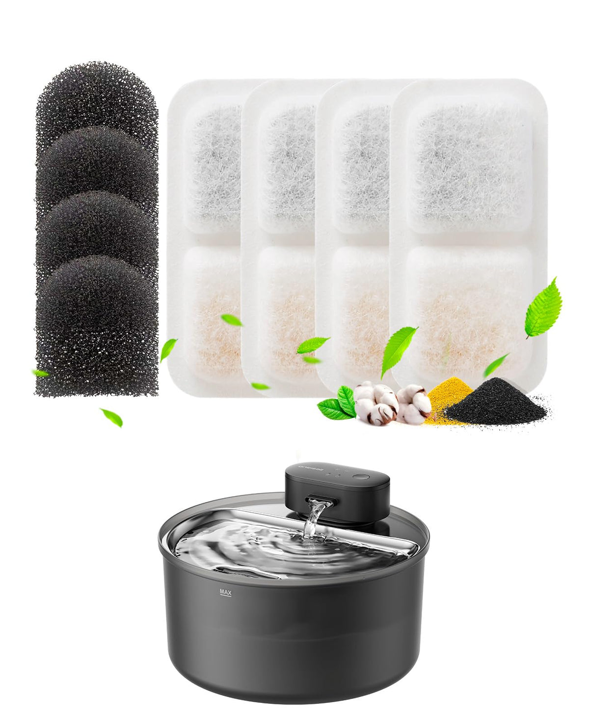 oneisall emballage de 4 filtres scellés pour hygiène et stockage
