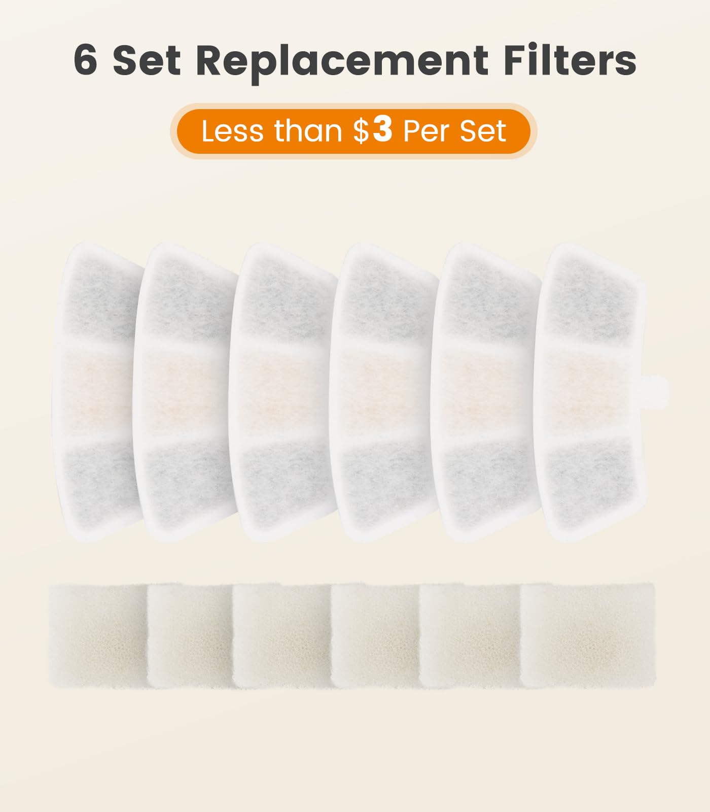 oneisall filtre inséré dans la fontaine illustrant installation facile et débit optimal