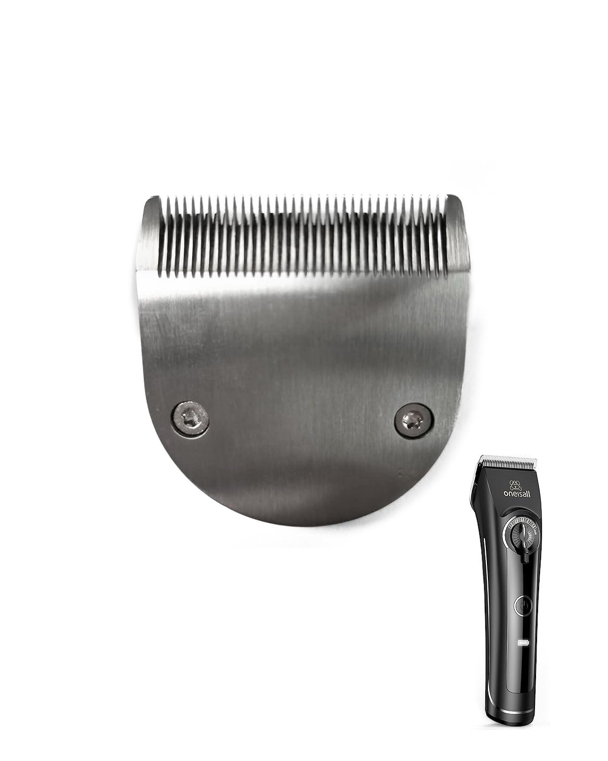 oneisall lame face avant montrant les dents tranchantes pour coupe nette