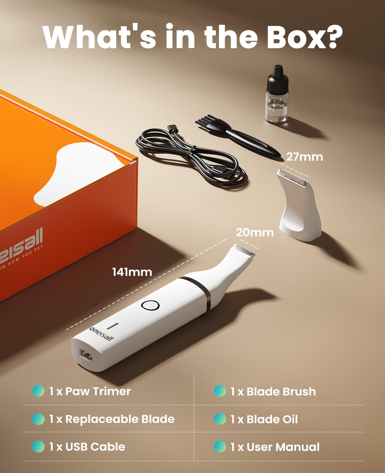 oneisall scène de toilettage domestique idéale pour usage régulier