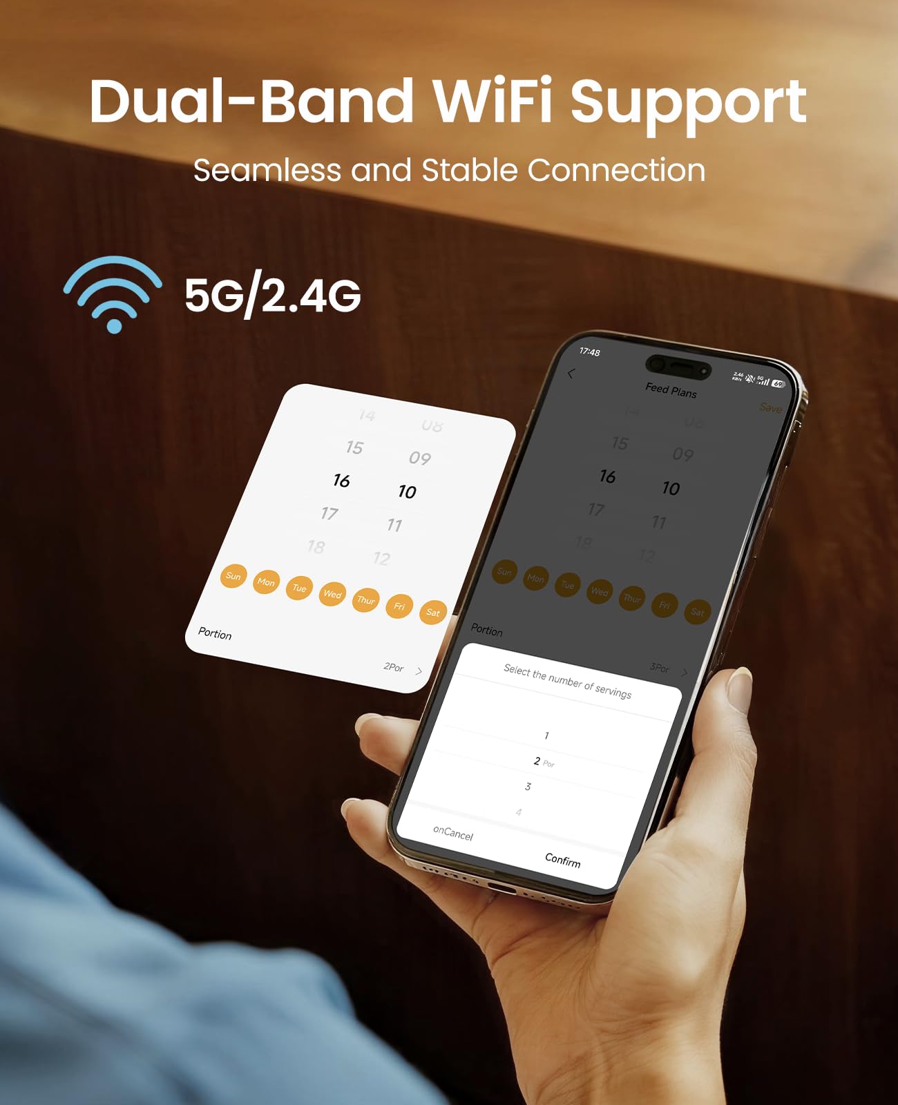 oneisall écran d'application mobile montrant contrôle à distance fiable