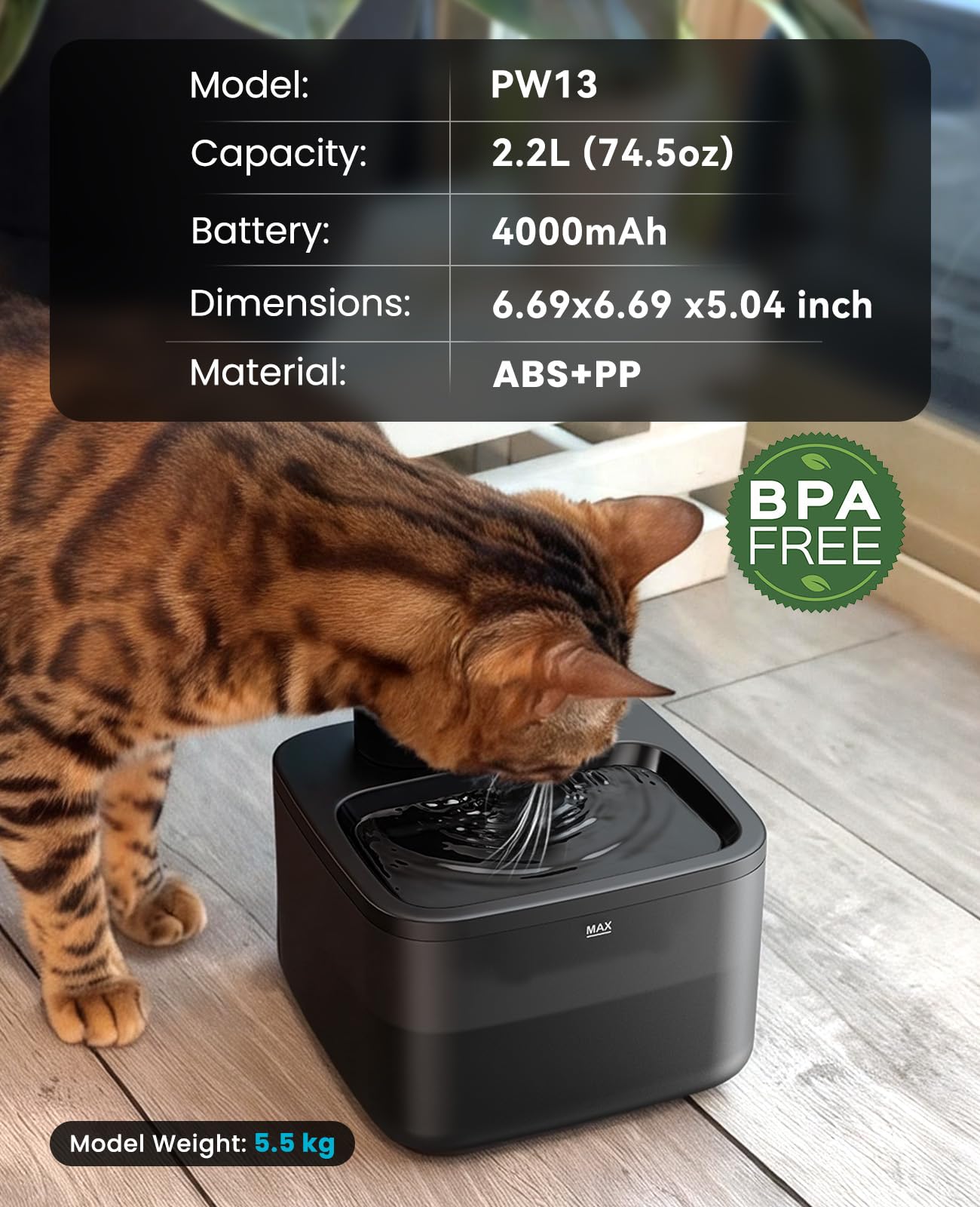 oneisall fontaine posée dans une cuisine moderne montrant intégration discrète au foyer