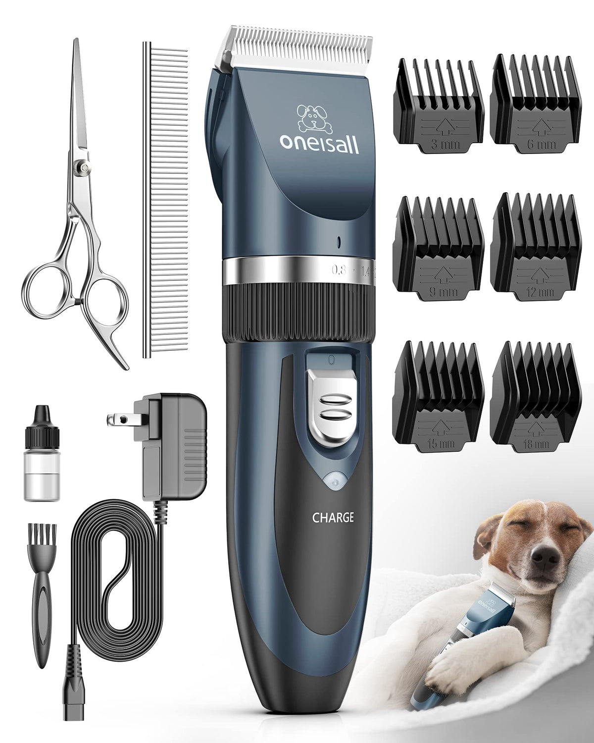 oneisall tondeuse face avant montrant design ergonomique et confort
