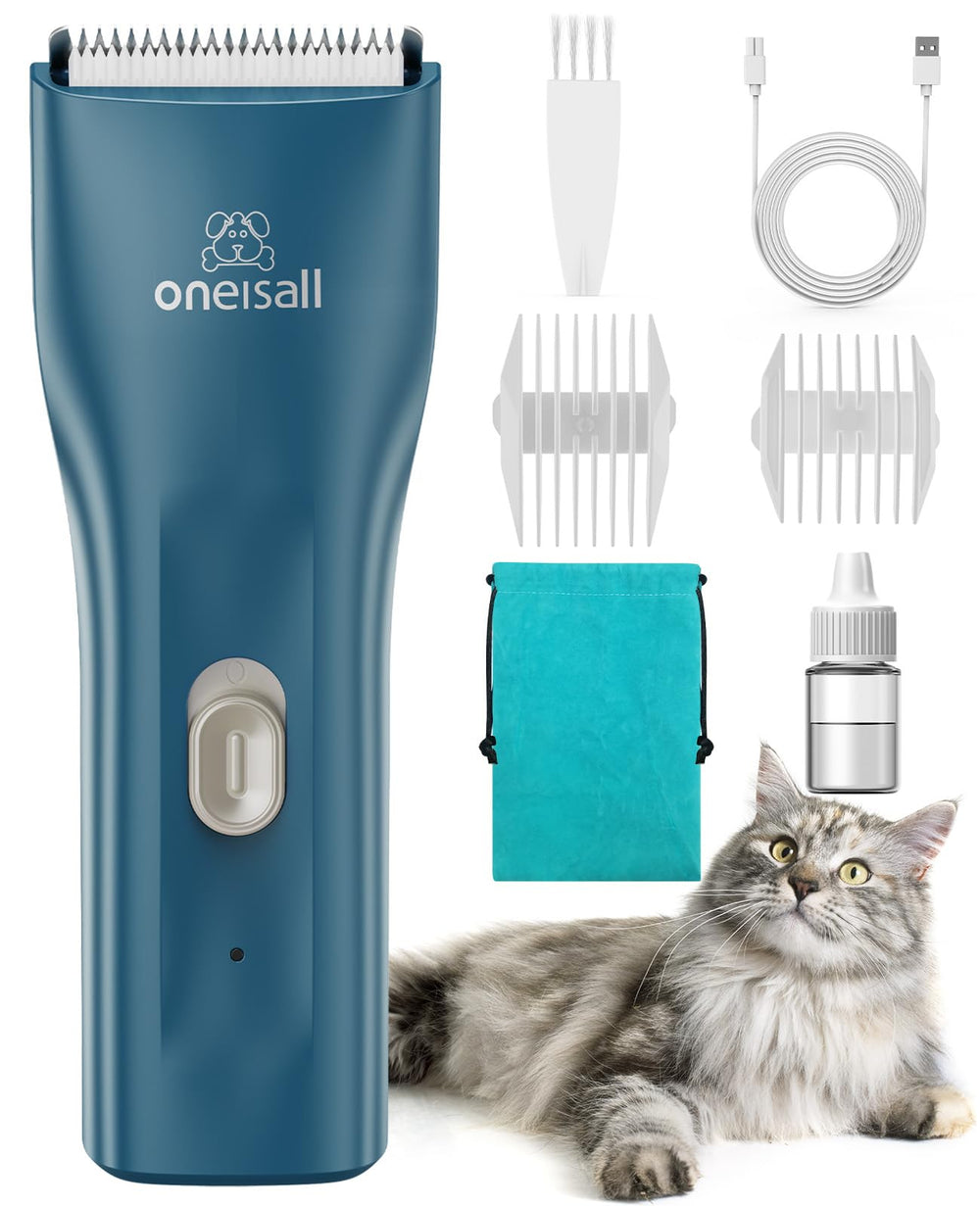 oneisall tondeuse vue avant montrant le design compact et maniable, ergonomie confortable
