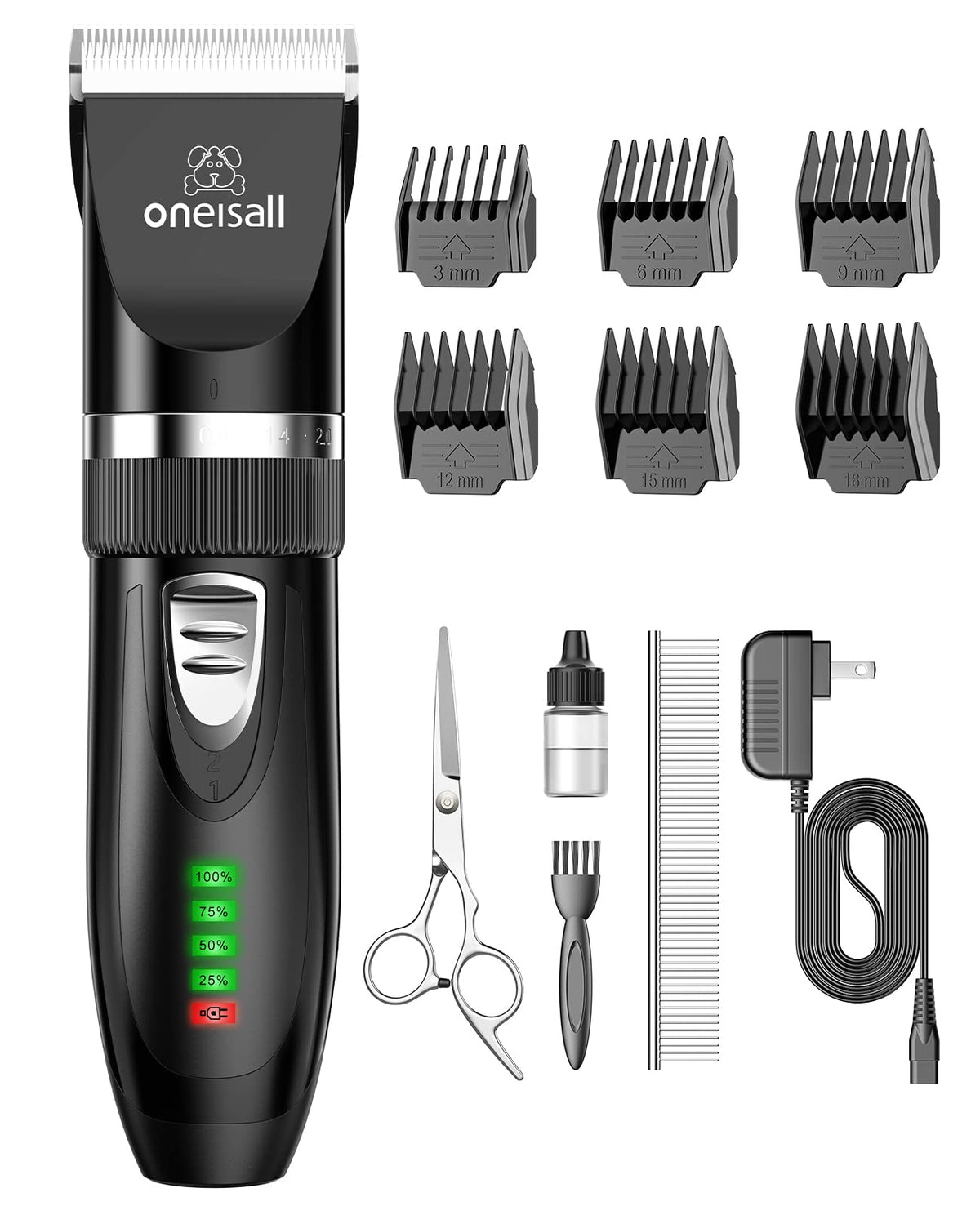 oneisall tondeuse face avant montrant design compact et prise en main facile