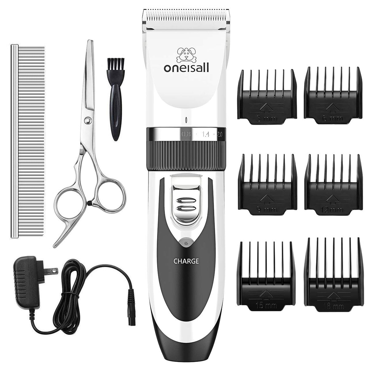 oneisall tondeuse packaging face montrant le kit complet et facilité d'utilisation