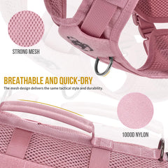 OneTigris gros plan mesh respirant pour confort et séchage rapide