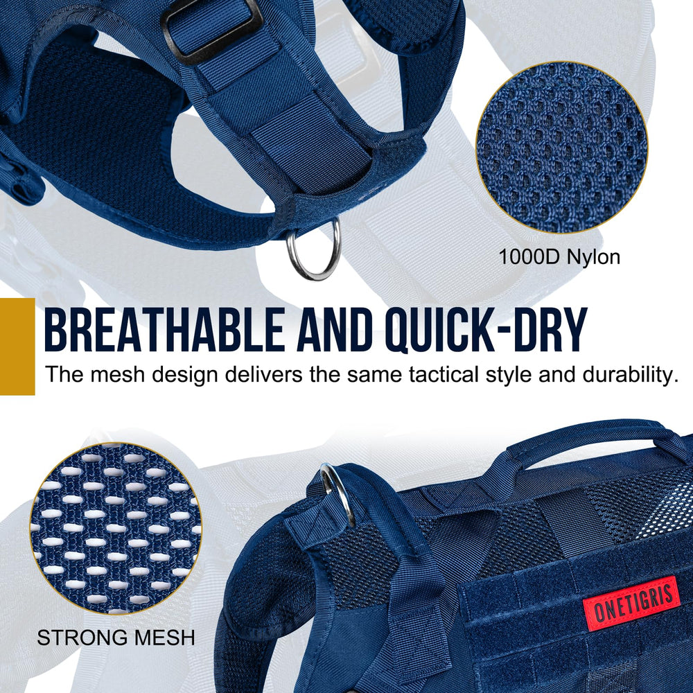 ONETIGRIS pochette MOLLE fixée montrant modularité pour accessoires