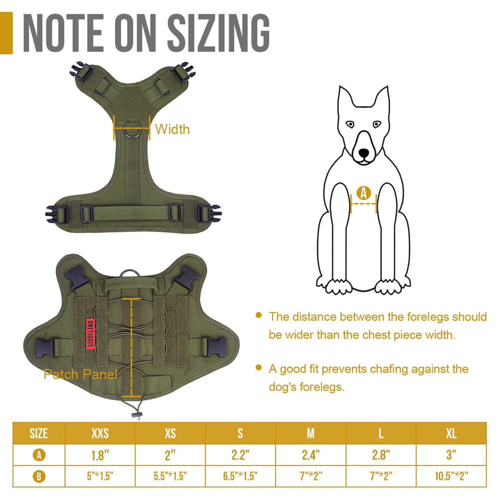 OneTigris harnais système MOLLE sur le côté pour accessoires modulaires