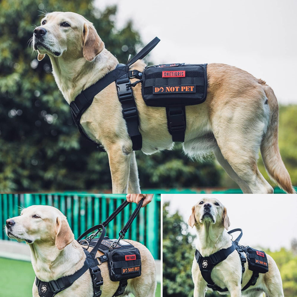 ONETIGRIS harnais sur chien taille L pour ajustement et support