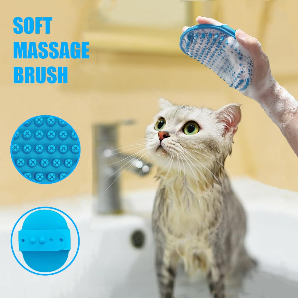 ONEZYE brosse en caoutchouc utilisée pour masser et collecter les poils
