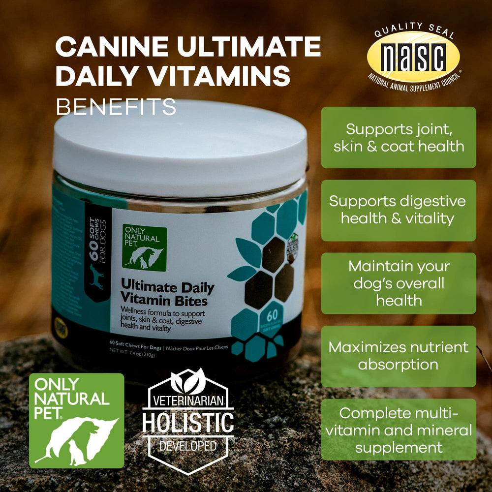 Only Natural Pet chew dans la main démontrant taille pratique et commodité