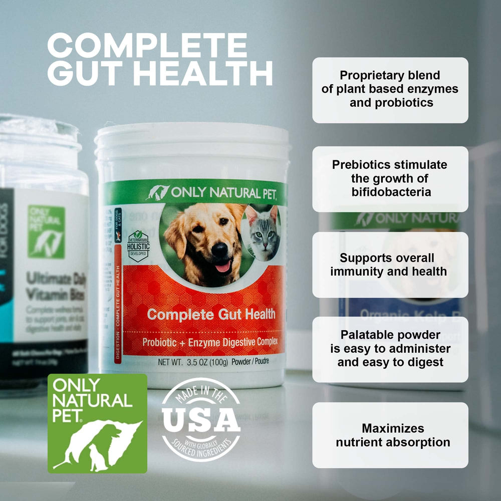 Only Natural Pet chat consommant sa nourriture plus aisément après saupoudrage