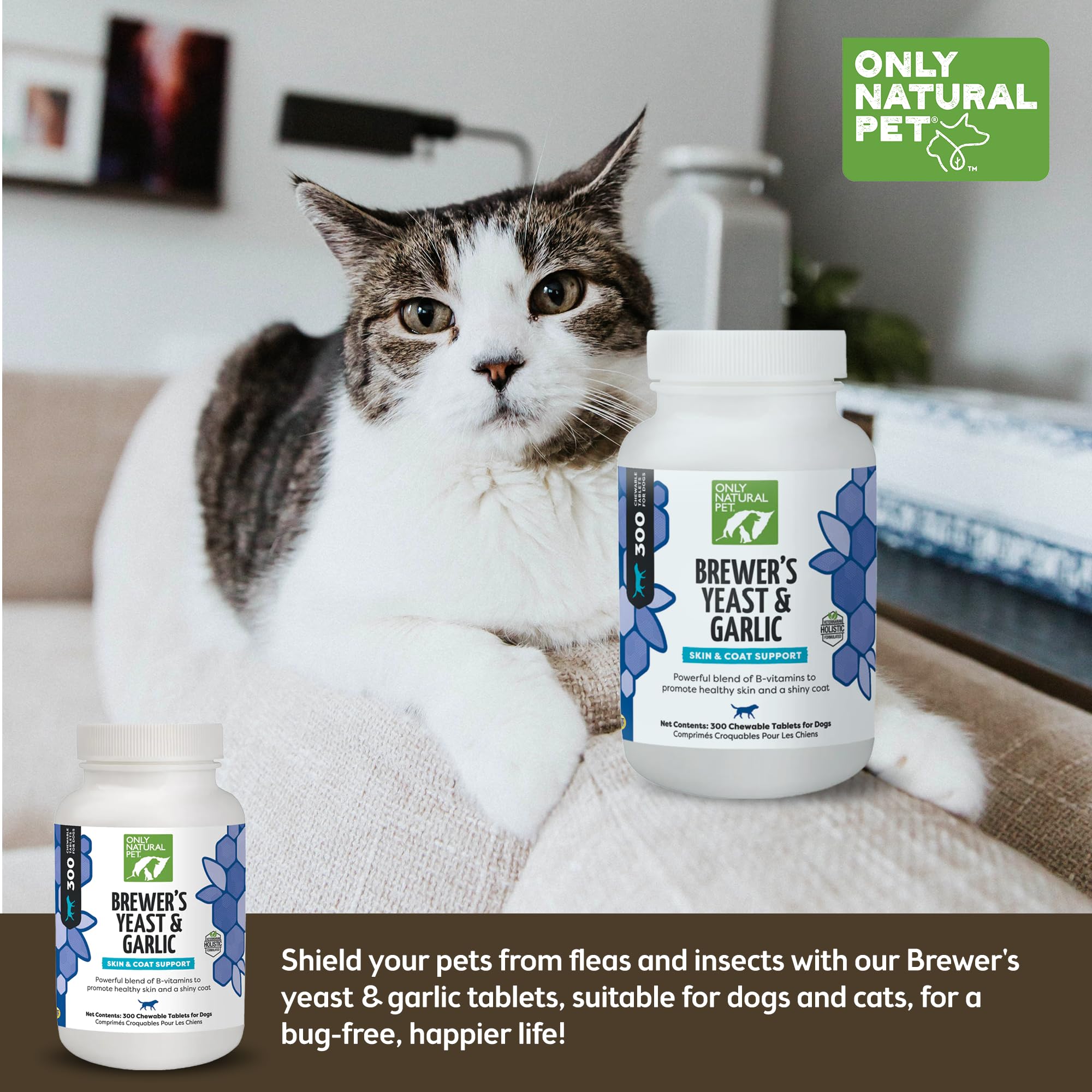 Only Natural Pet étiquette des ingrédients naturels et informations claires