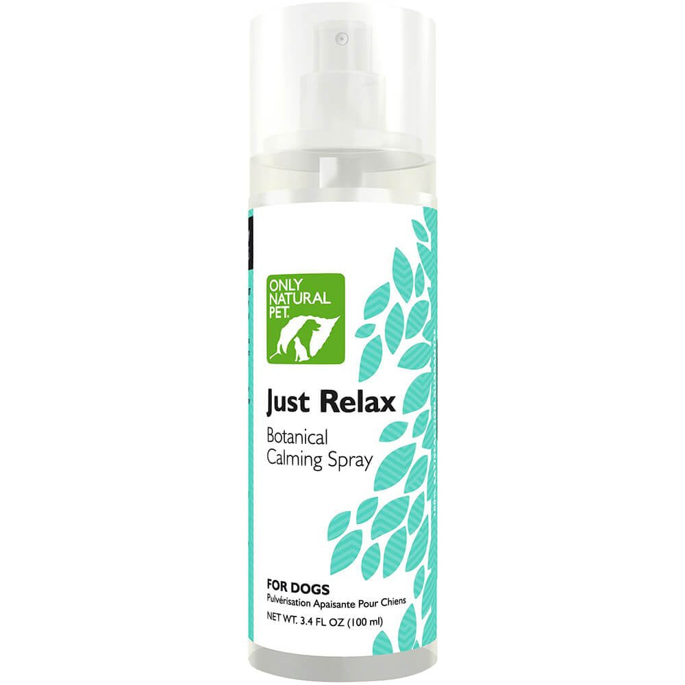 Only Natural Pet brume en action illustrant diffusion d'arômes relaxants
