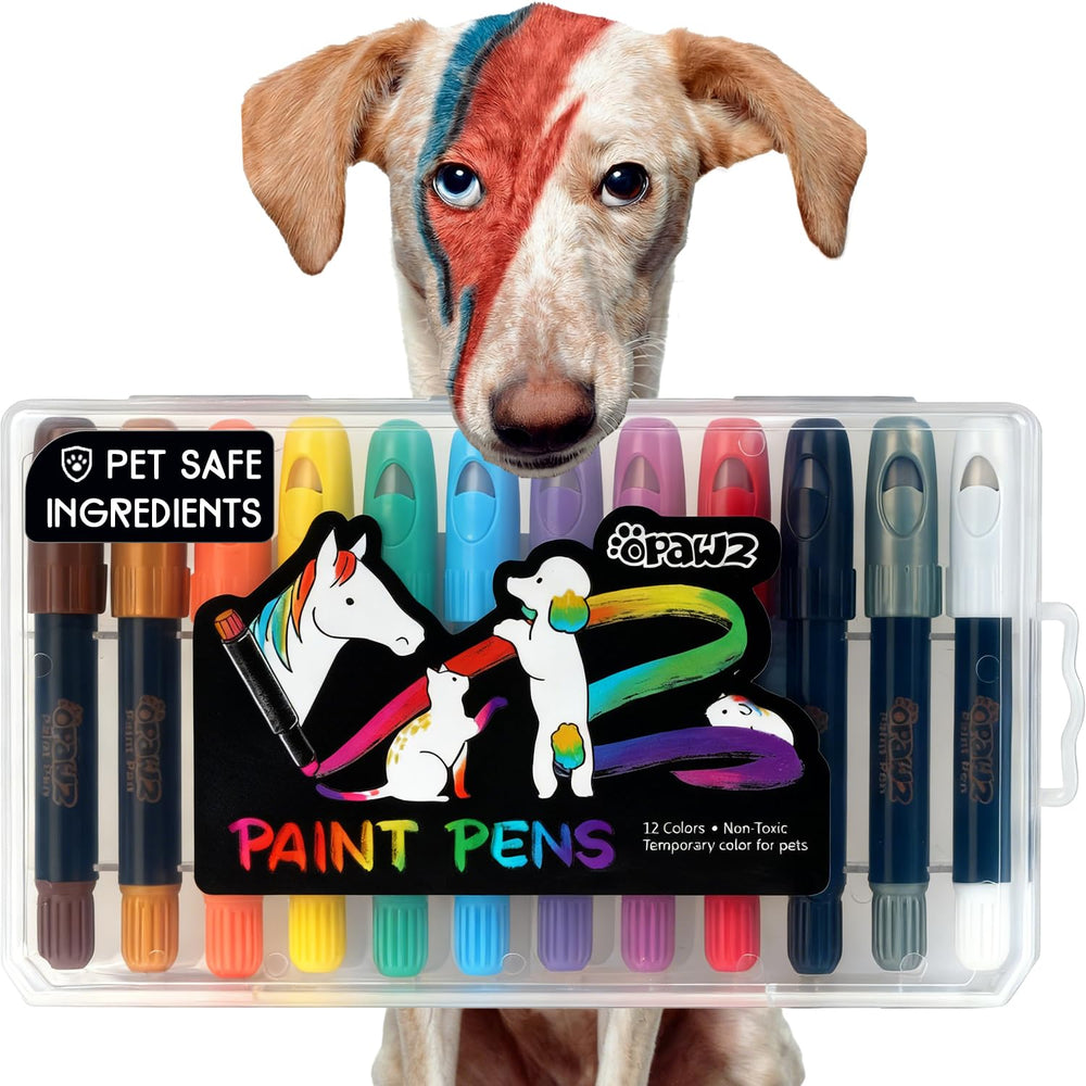 OPAWZ boîte 12 couleurs montrant l'ensemble pratique et protégé