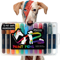OPAWZ boîte 12 couleurs montrant l'ensemble pratique et protégé