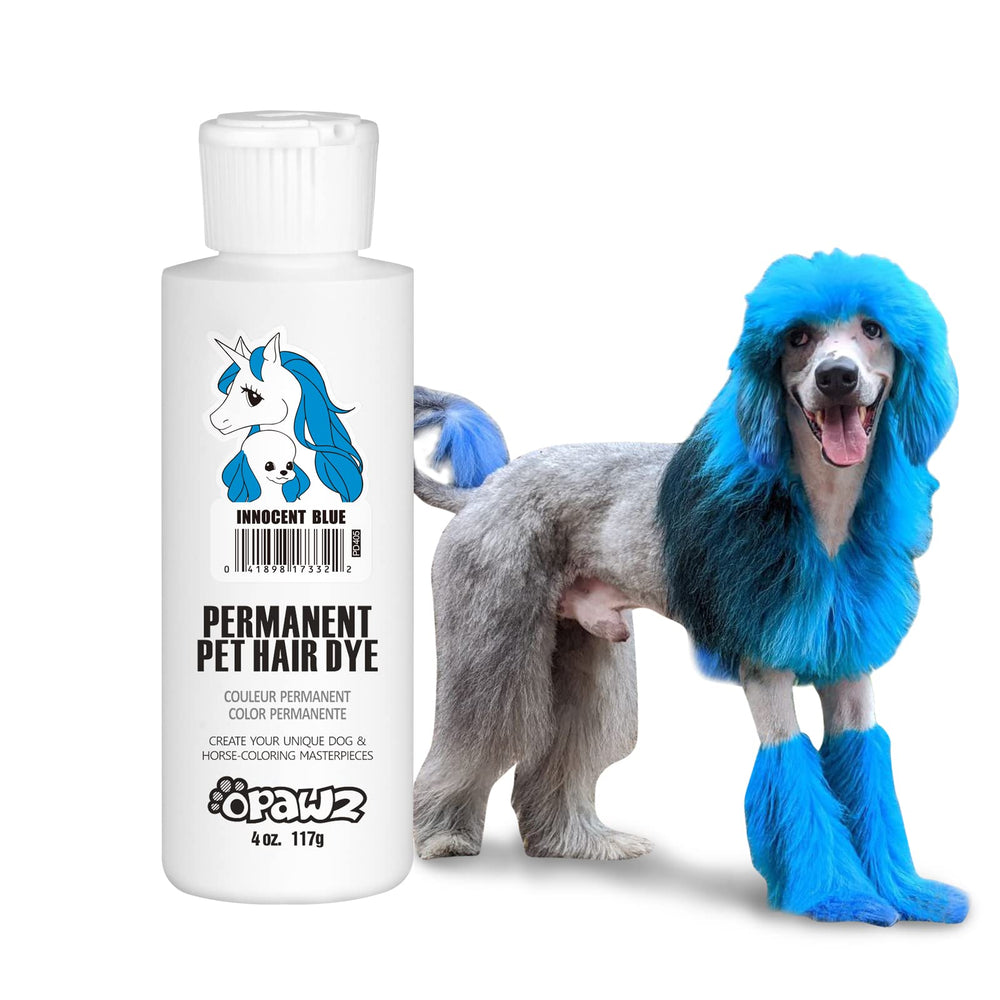 OPAWZ flacon Innocent Blue de face montrant l'emballage et la nuance