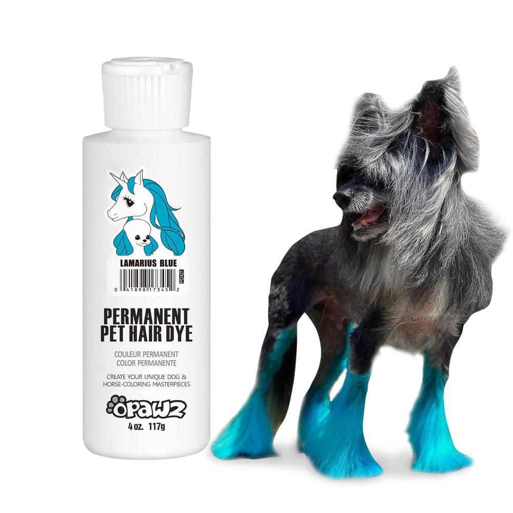 OPAWZ emballage Lamarius Blue montrant couleur vive et instructions, facilité d'utilisation