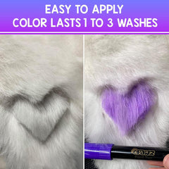 OPAWZ gros plan de la texture de couleur sur poil pour rendu visible