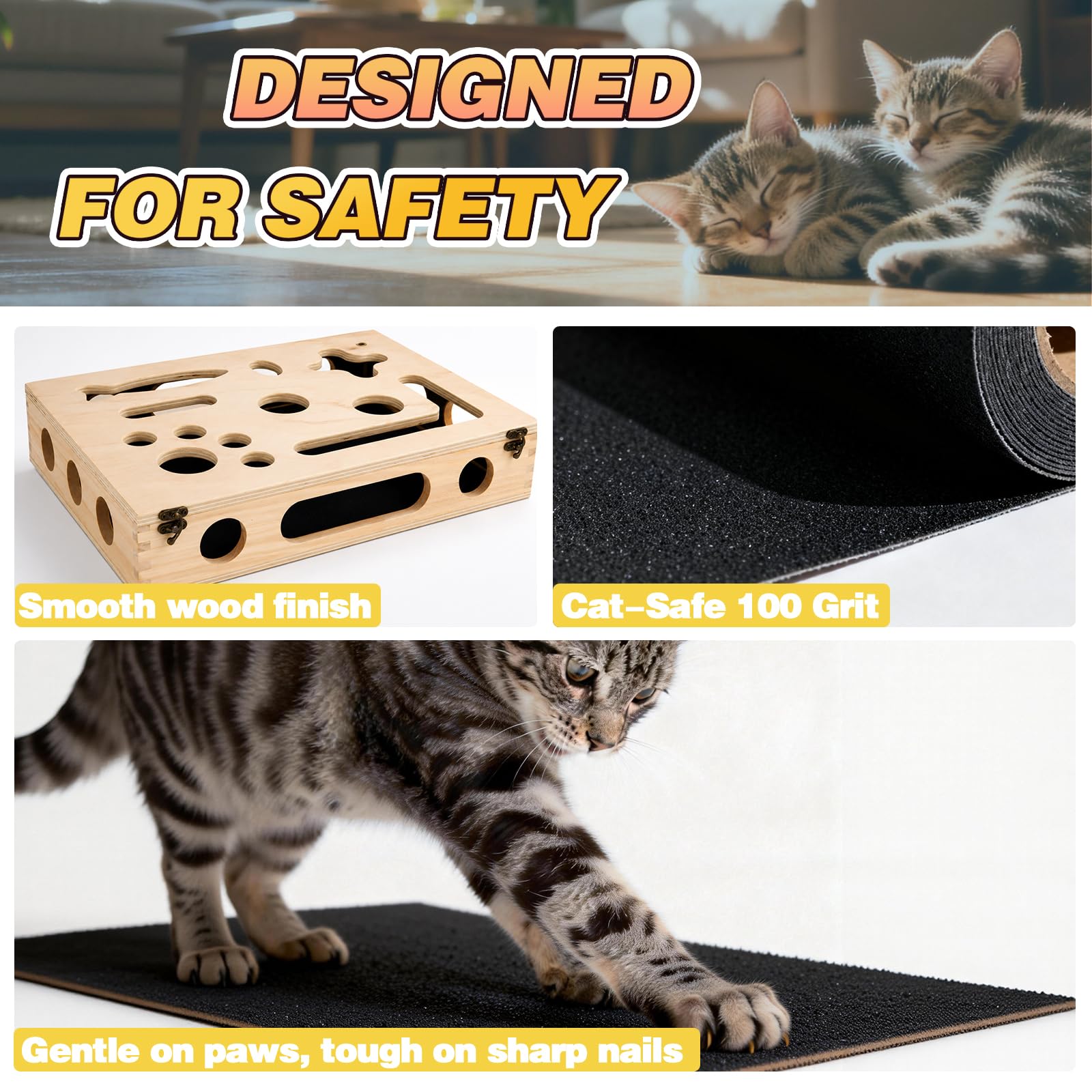 OPDEKEHA produit en situation salon montrant l’intégration et divertissement du chat