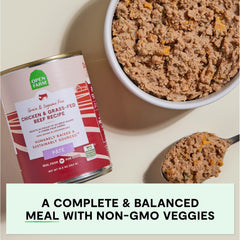 Open Farm pâté servi dans une gamelle pour appétit renforcé