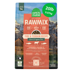 Open Farm emballage 20 lb montrant la marque et bénéfice nutritionnel