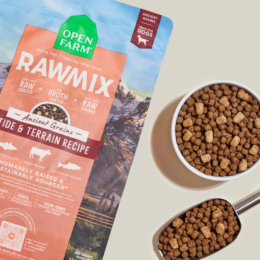 Open Farm portion taille comparaison pour rationnement facile