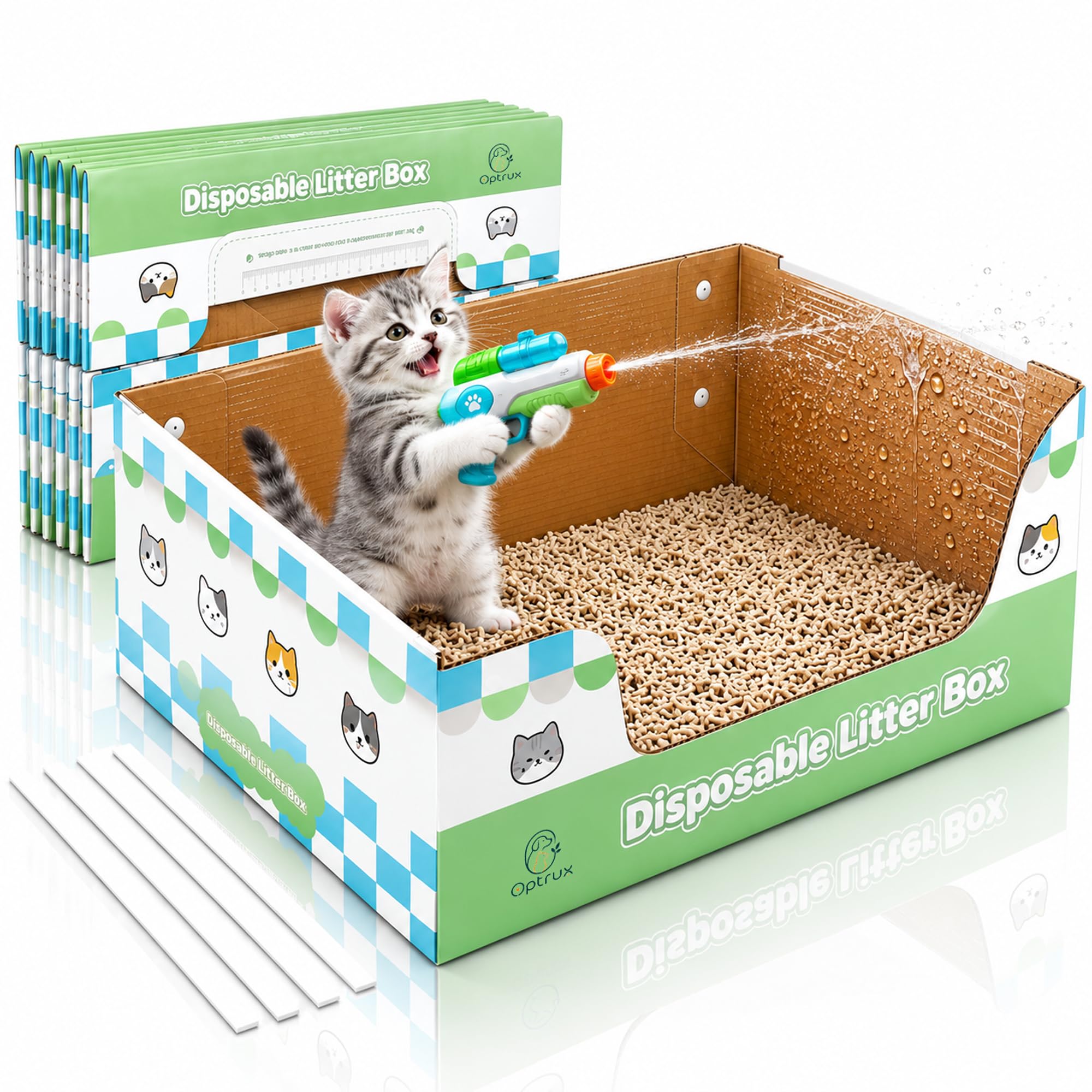 Optrux vue avant de l'emballage montrant le lot pratique et gain de temps