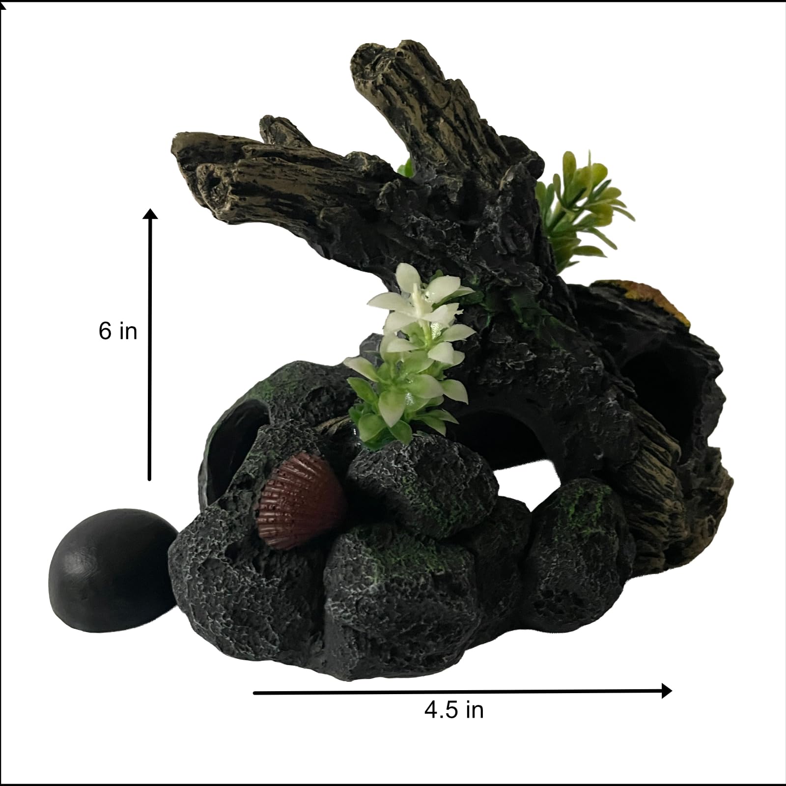 OrnaMounts décoration dans aquarium planté crée niveaux et cachettes