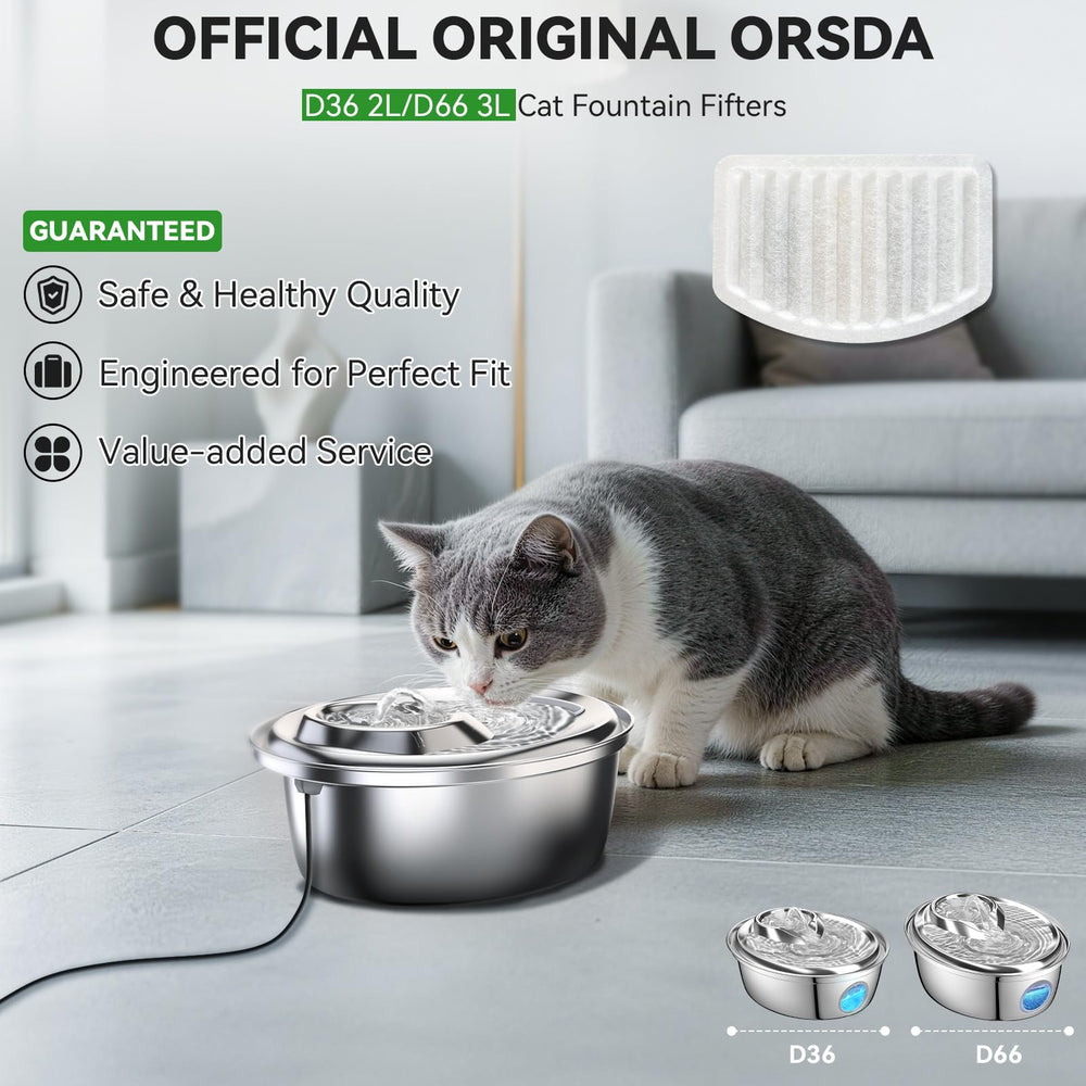 ORSDA gros plan du filtre montrant la texture et couches filtrantes, performance