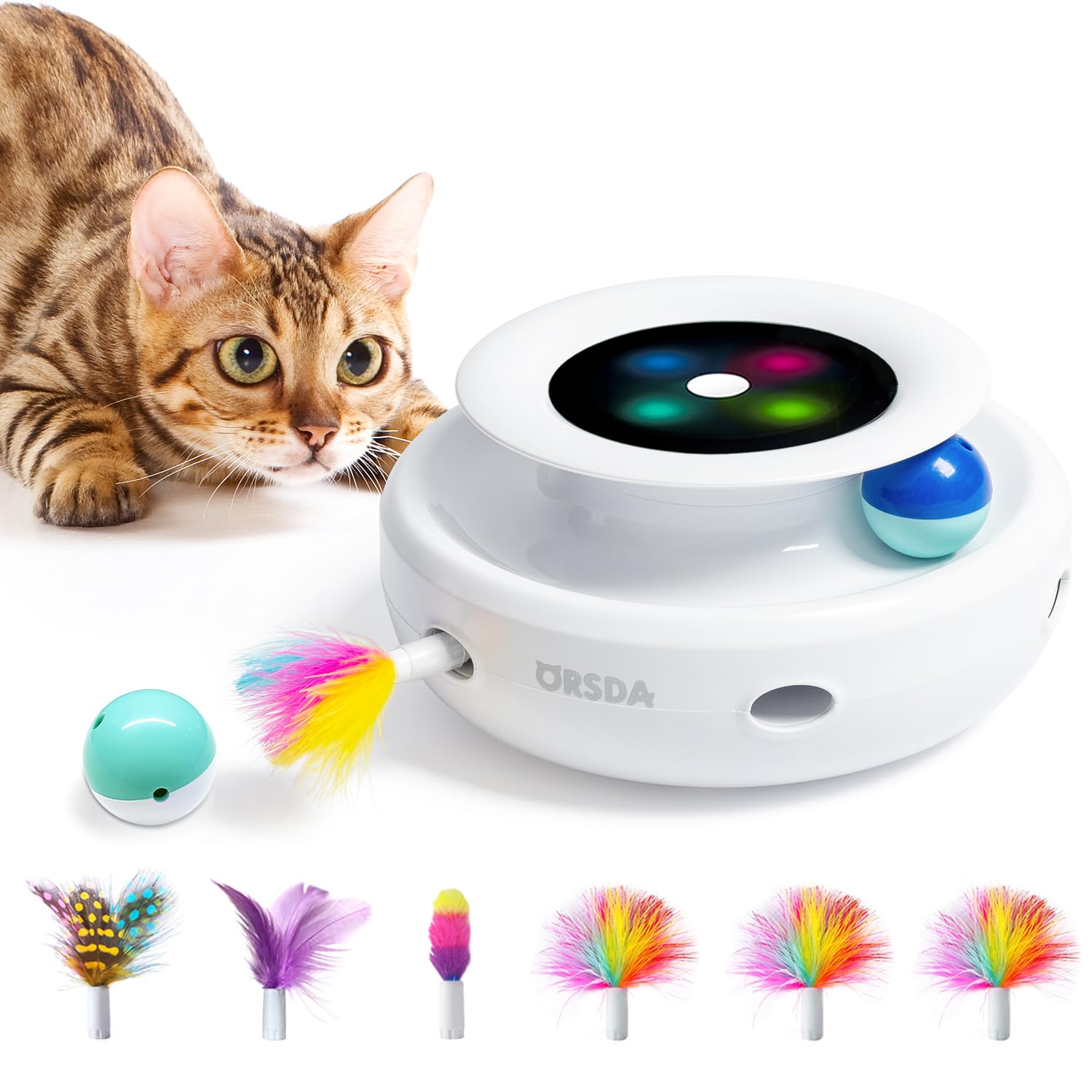 ORSDA jouet vue frontale montrant design compact et attrait visuel