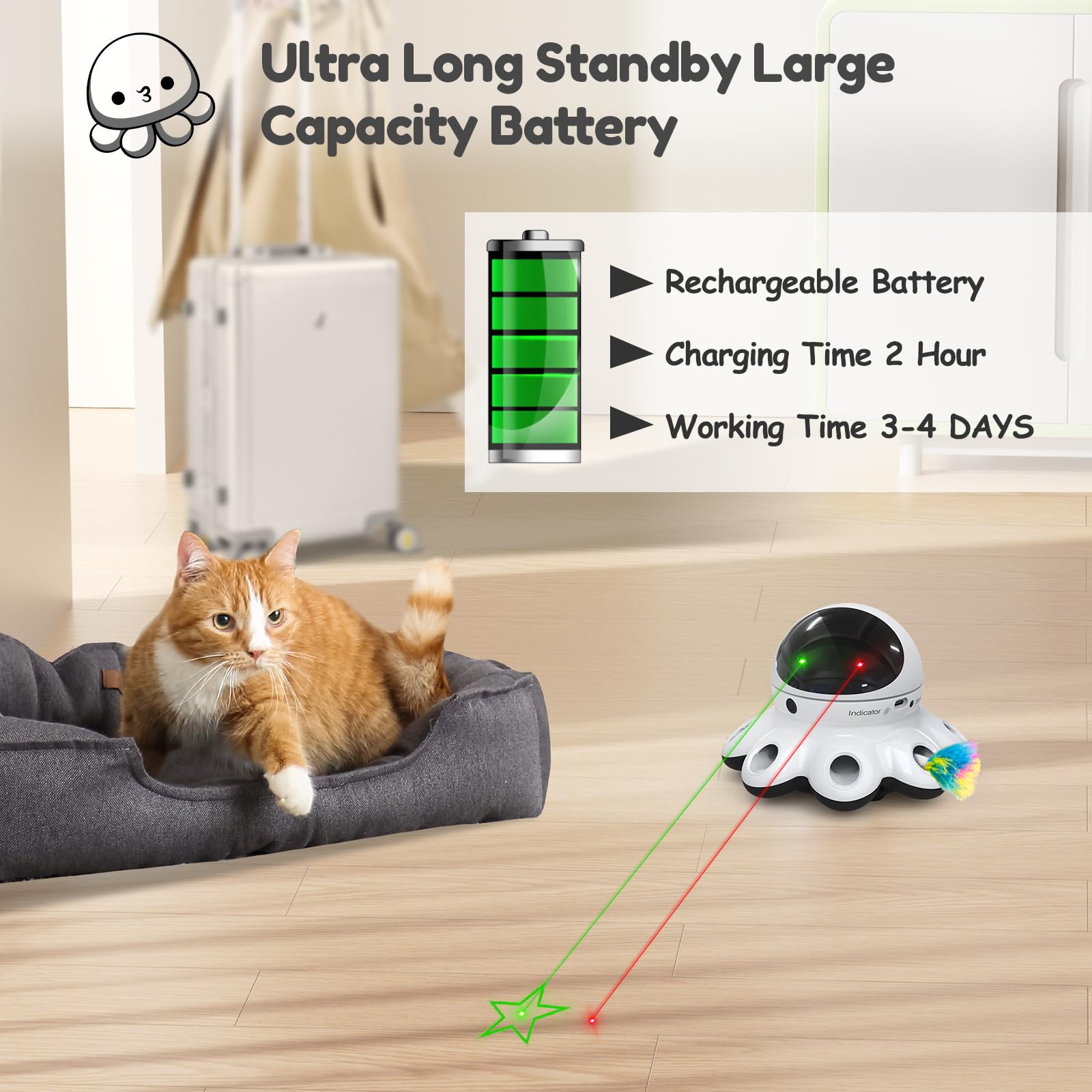 ORSDA port USB‑C et batterie pour recharge rapide et longue autonomie