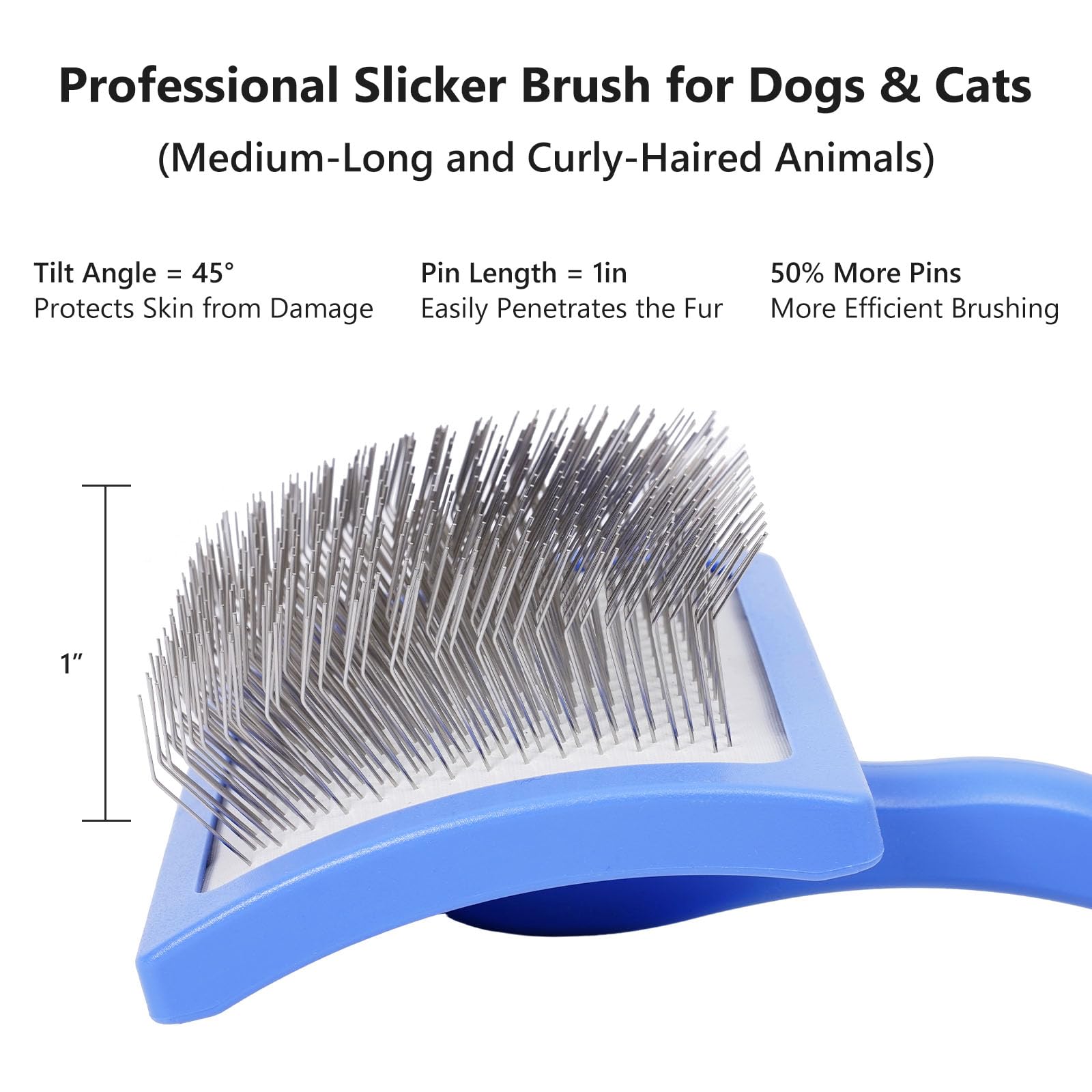 ORXOOZW brosse utilisée sur un Goldendoodle pour réduire les nœuds