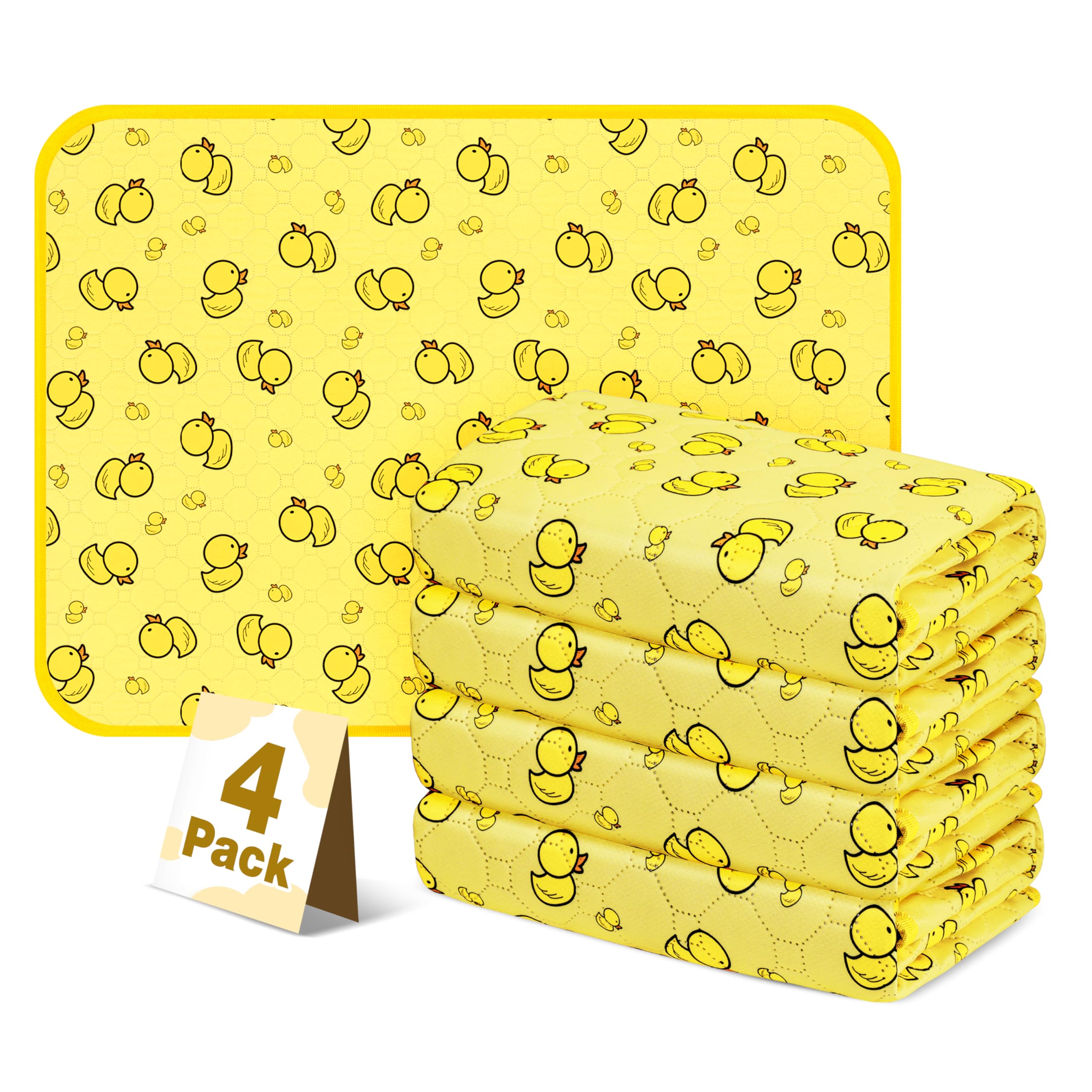 Oslianbok tapis face avant Yeelow Duck motif mignon et absorption pratique