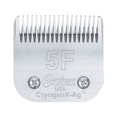 Oster CryogenX lame 5F face et emballage montrant finition et marque, performance durable